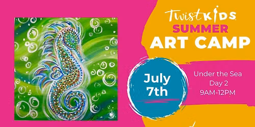 KID'S SUMMER ART CAMP! Under the Sea Day 2