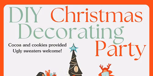 DIY Library Christmas Decorating 