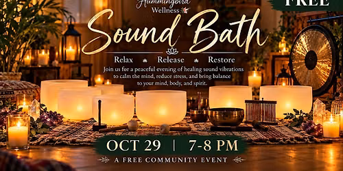 FREE Sound Bath & Reiki Healing Experience