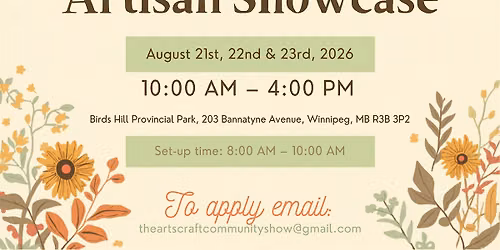 The August Artisan Showcase