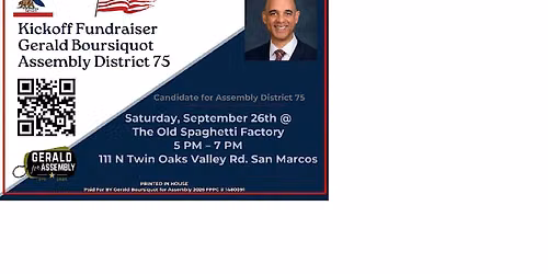 Kickoff Fundraiser Event for Gerald for Assembly District 75