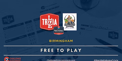 Weekly Live Trivia Nights at Roll Cajun Boudin - Birmingham