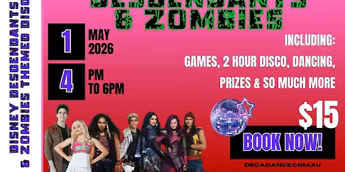 Descendants & Zombies DecaDance Disco Event