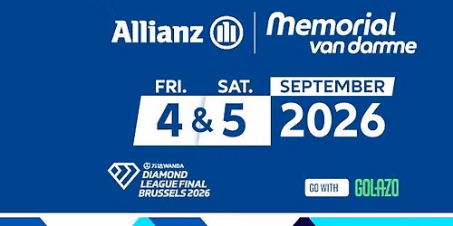 Allianz Memorial Van Damme 2026 - 2 days