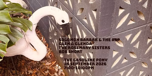Solomon Barbar & the ASP, Glen & Glenda, The Rosemary Sisters, Bob Short