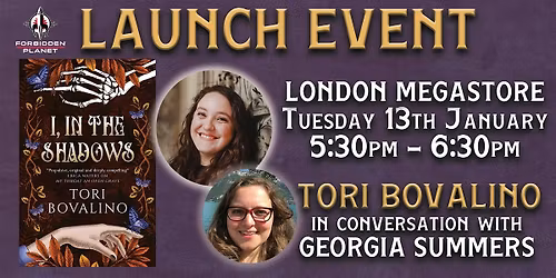 I, in the Shadows Launch Event with Tori Bovalino and Georgia Summers