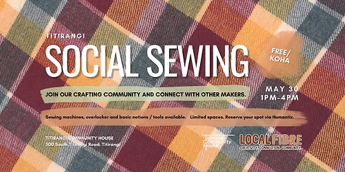 Social Sewing - Titirangi - Local Fibre