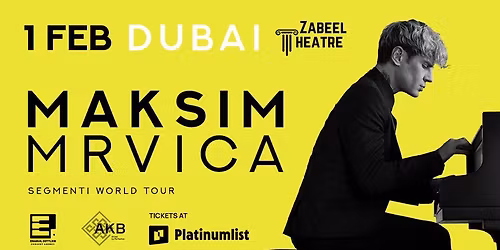 Maksim Mrvica at Zabeel Theatre in Dubai