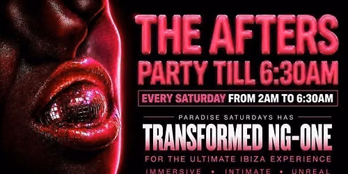 THE AFTERS Till 6:30am! STUDENT TICKETS \u00a33 PLUS A FREE DRINK