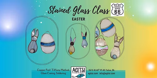 Stained Glass Bunny or Egg