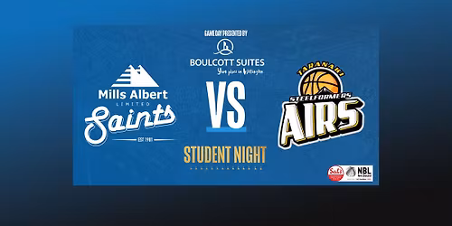 Boulcott Suites Presents: Mills Albert Saints vs Taranaki Airs
