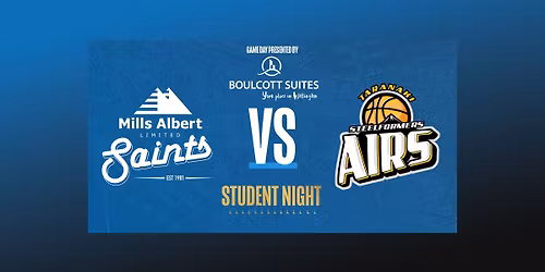 Boulcott Suites Presents: Mills Albert Saints vs Taranaki Airs