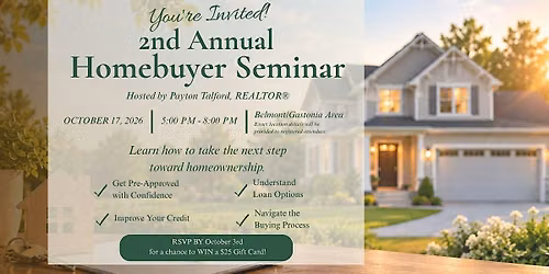 2nd Annual Homebuyer Seminar