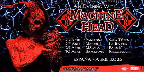 Route Resurrection: Machine Head (Barcelona, 2026)