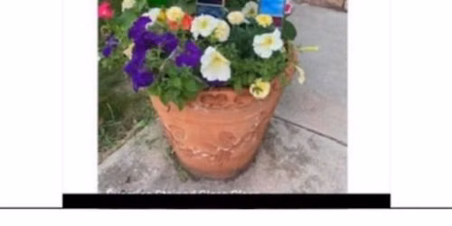 Garden Stake (2ft) make and take stained glass class Cost $50