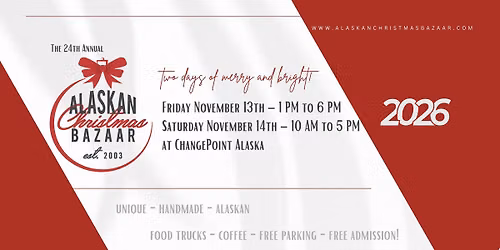 24th Annual Alaskan Christmas Bazaar