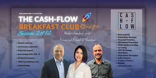 Cash Flow Breakfast Club @Night: Financial Freedom (2 of 12)