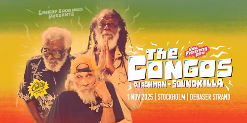 The Congos (jam) | Debaser, Sthlm | L\u00f6rdag 1 November 2025 | Live: 20:00