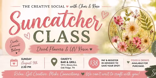 The Creative Social Suncatcher Class