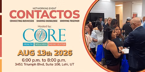 CONTACTOS at CORE Health & Wellness: Connect with Leaders and Entrepreneur