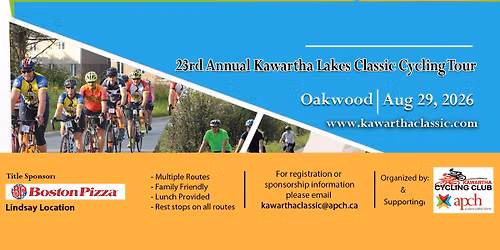 23 Annual Kawartha Lakes Classic Cycling Tour