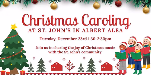 Caroling at St. John's