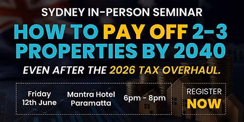 Pay off 2\u20133 properties by 2040. Even after the 2026 tax overhaul.