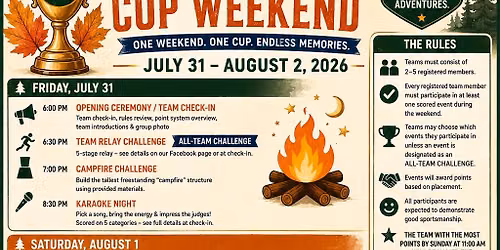 1st Annual Autumn Hills Cup Weekend!