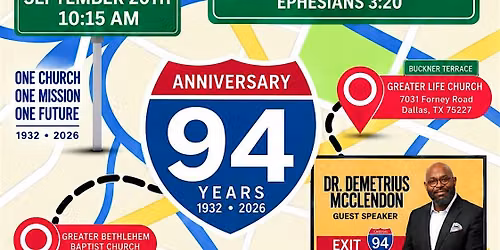 Greater Life Church 94th Anniversary Celebration