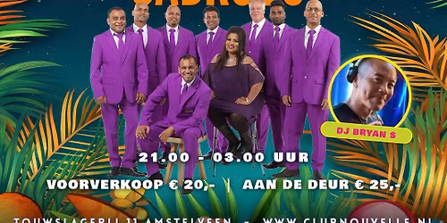 LIVE NIGHT IN CLUB NOUVELLE WITH BAND "SABROSO" MET DJ BRYAN S.