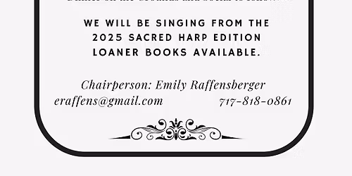 9th Annual Oliver Kindig-Stokes Memorial Singing