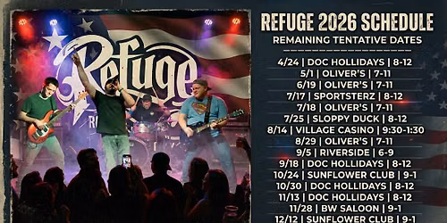 REFUGE @ OLIVER\u2019S BEER GARDEN