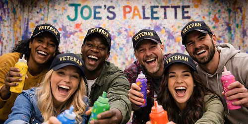 FREE Splatter Session for VETERANS at Joe\u2019s Palette LLC with Valid ID