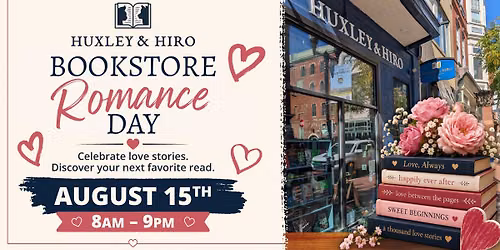 Romance Book Day at Huxley & Hiro \ud83d\udc95\ud83d\udcda