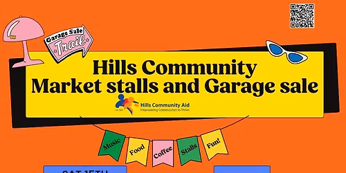 Hills Community Market stalls and Garage sale