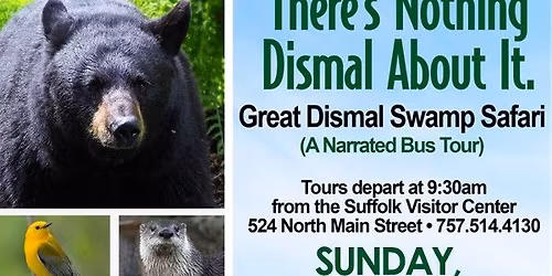 Great Dismal Swamp "Safari" Narrated Bus Tour