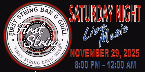 Saturday Night Live Music - SOUND DECISIONS @ First String Bar & Grill