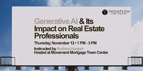Generative AI & Its Impact on Real Estate Professionals | CE Course