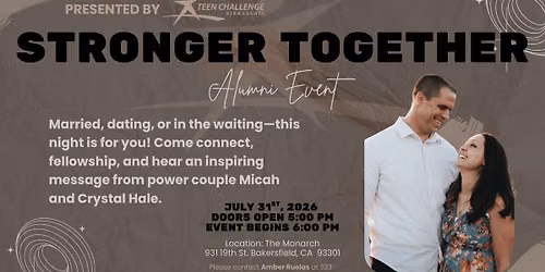 Stronger Together Alumni Event