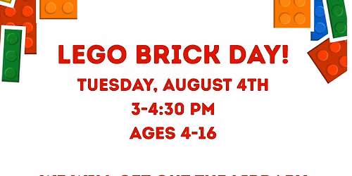 SUMMER READING LEGO DAY
