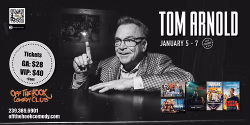 Comedian Tom Arnold Live in Naples, Florida!