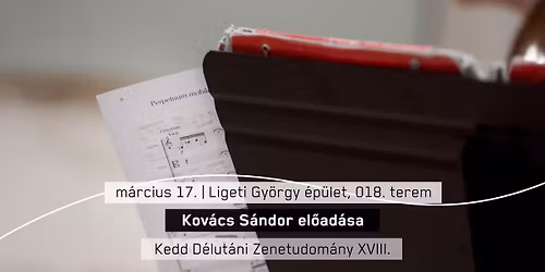 Kov\u00e1cs S\u00e1ndor el\u0151ad\u00e1sa - Id\u0151s\u00edkok a zen\u00e9ben