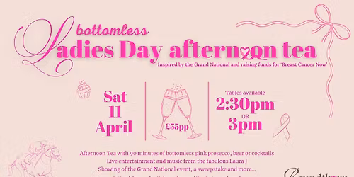 Ladies Day Bottomless Afternoon Tea \ud83c\udf70\ud83e\udd42\ud83e\ude77