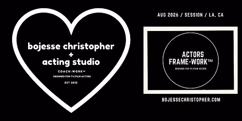 Actors Framework \u00b7 Craft+Career TV\/Film \u00b7 On Camera \u00b7 Group Workshop\/AUG