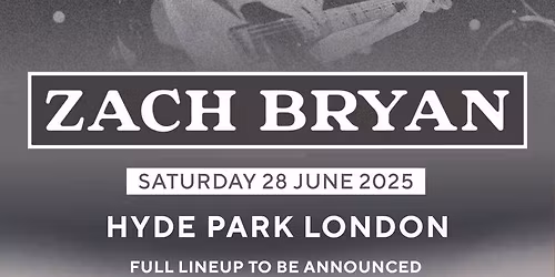 Zach Bryan London Tickets