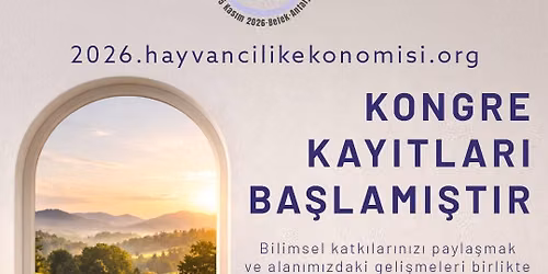 VI. Ulusal Hayvanc\u0131l\u0131k Ekonomisi Kongresi