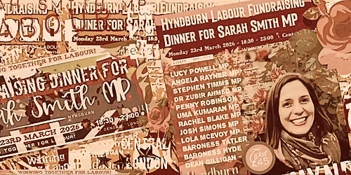 Fundraising Dinner for Sarah Smith MP