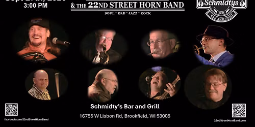 RICH TRUEMAN & the 22ND STREET HORN BAND at Schmidty's Bar and Grill 