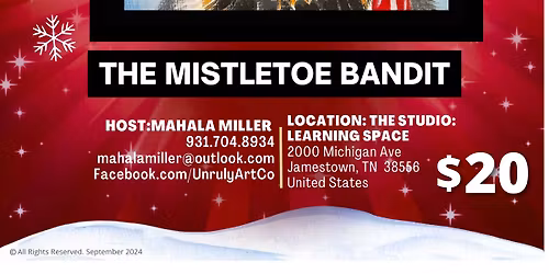 The Mistletoe Bandit Paint Party