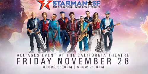 Starman SF - The Sensational David Bowie Tribute